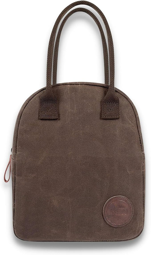 ASEBBO Insulated Lunch Bag for Women & Men (Chocolate Brown)