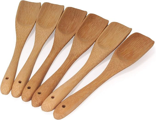 BambooMN - 4.7" Small Solid Bamboo Deep Scoop, 30pcs