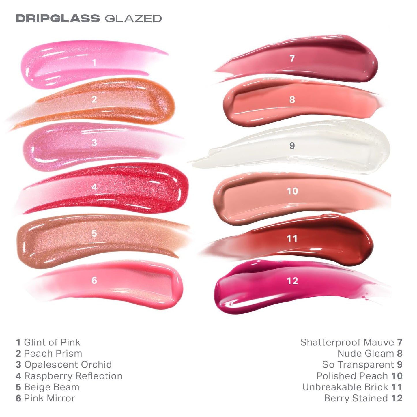 MORPHE Dripglass High Shine Lip Gloss - Glazed, Semi-Sheer & Nourishing Lip Makeup - Buildable Formula Infused with Plant-Derived Squalane & Vitamin E - Polished Peach (0.13 oz)