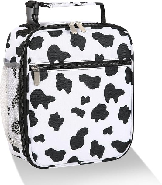 Lovoeo Lunch box Lunch bag for men women Insulated Lunchbox Lunch bags for Work Picnic Travel (Cow)