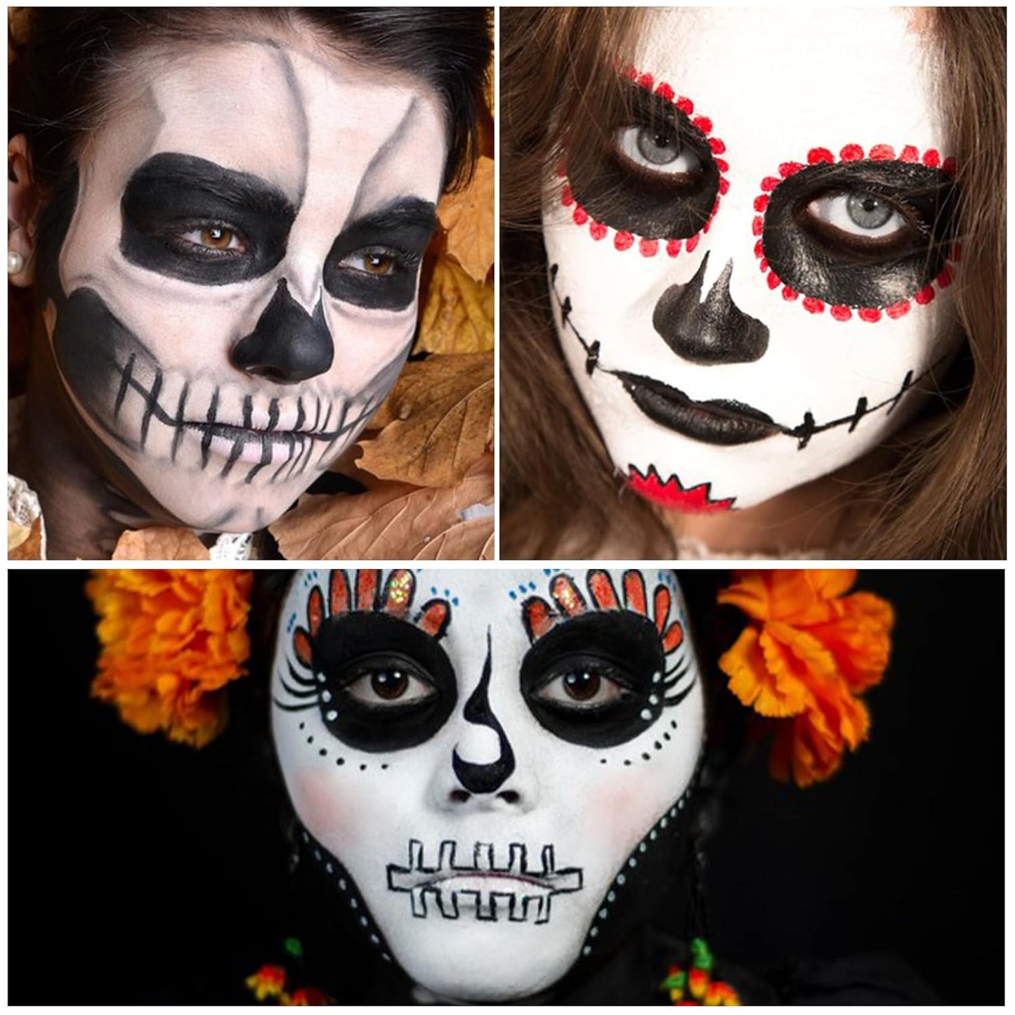 Red Face Body Paint Halloween Cosplay Clown Zombie Costume Sfx Makeup Professional Oil Based Cream Face Paint Palette for Adults and Kids