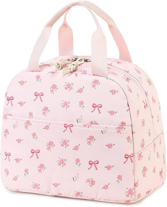 Bluboon Lunch Bag for Women Men Cute Lunch Tote Bags Reusable Insulated Lunch Box Large Capacity Reusable Insulated Cooler for Work Picnic or Travel