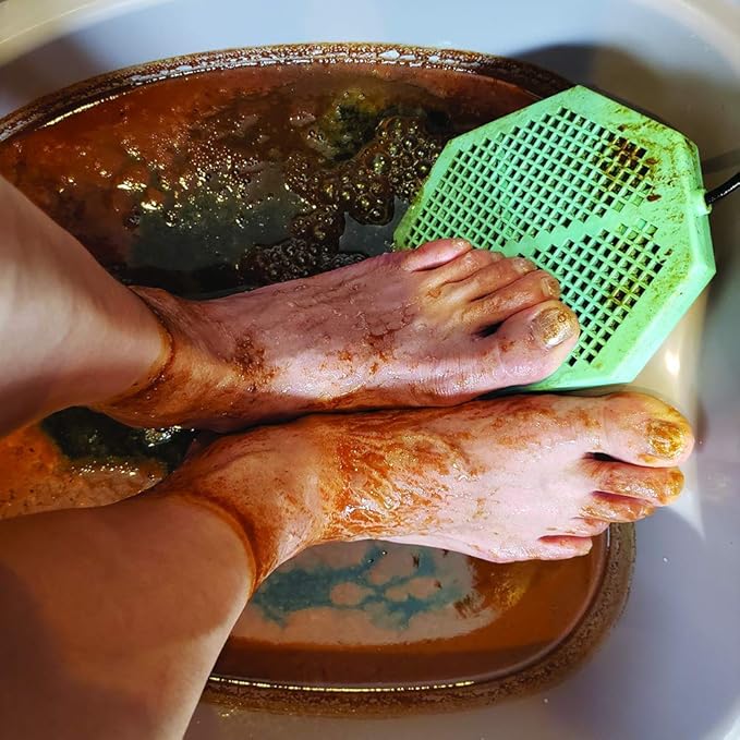 CS-900 Twice Powerful 6.5" x 5.5" Ion Detox Foot Bath Arrays Flat Dual Coil Stainless Steel Aqua Ionic Cleanse Array Compatible With Most 1/4" Plug Type Detox Machines (UNSCENTED)