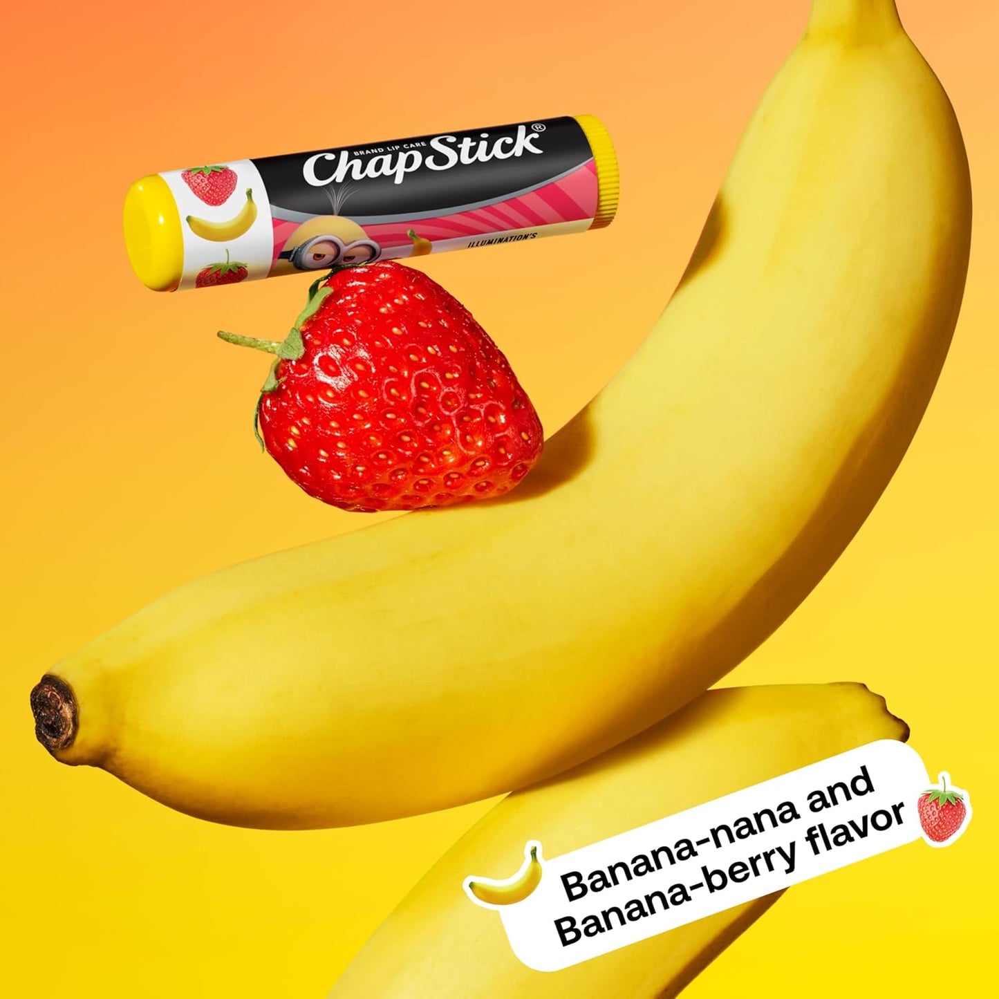 ChapStick Lip Balm, Minions Banana Variety Packs (9 Sticks), Party Favors for Kids, 0.15 Oz Ea