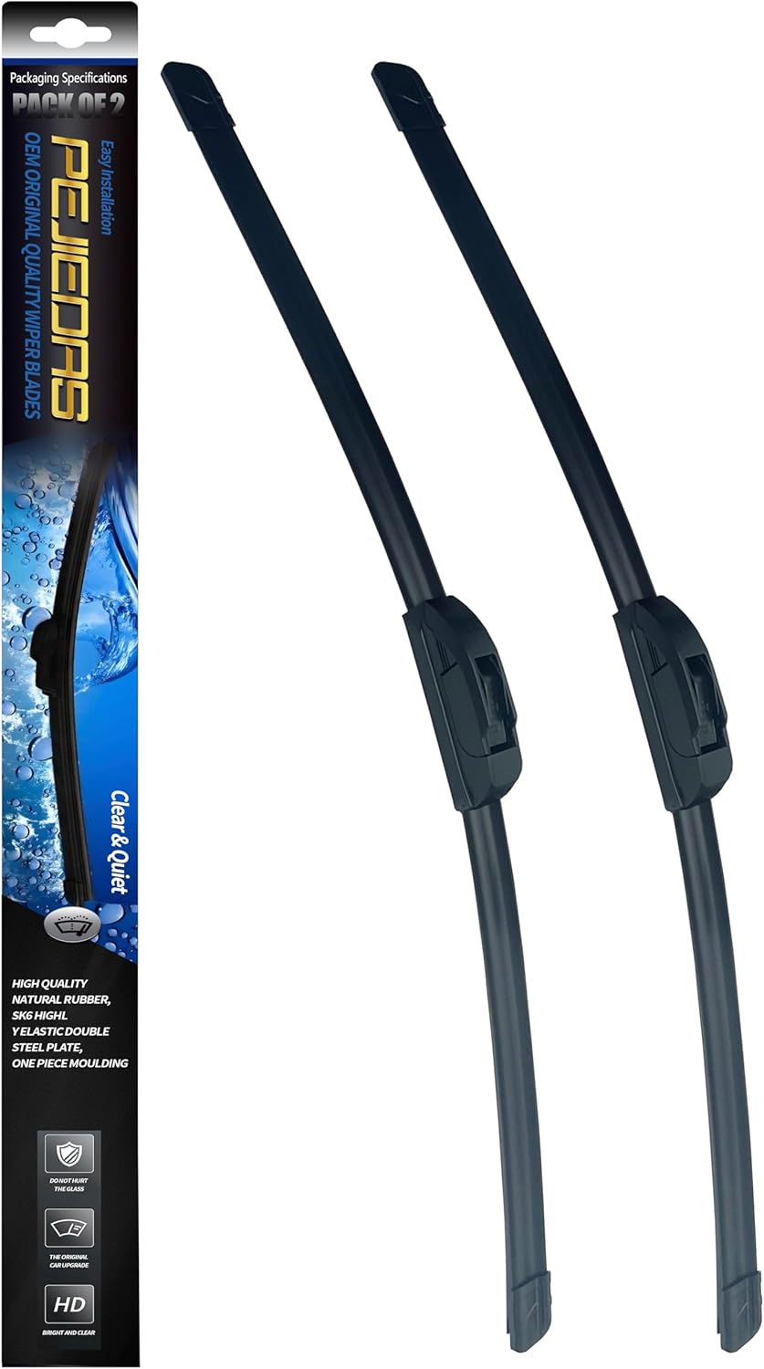 OEM Quality Front Wiper Blades, Replacement for 2009-2018 Toyota Corolla,2013-2021 Toyota RAV4,2007-2018 Honda CR-V, OE Original Style (26 Inch + 16 Inch Front Wiper Blades)