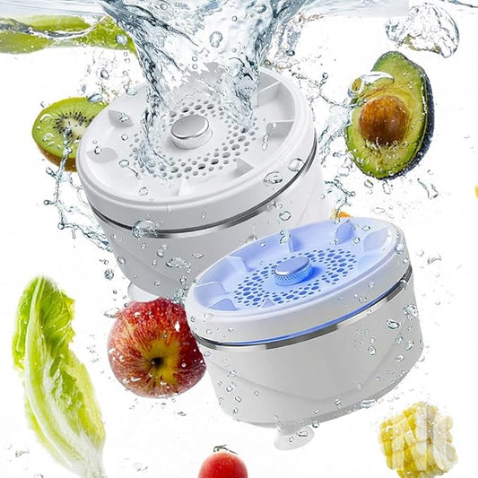 Fruit and Vegetable Washing Machine, 2026 New Fruit Cleaner Device Waterproof Fruit and Vegetable Purifier Clean Produce with Titanium Electrolysis Purification for Home Kitchen (1)