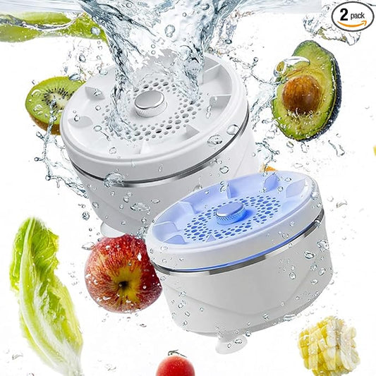 Fruit and Vegetable Washing Machine, 2026 New Fruit Cleaner Device Waterproof Fruit and Vegetable Purifier Clean Produce with Titanium Electrolysis Purification for Home Kitchen (2)