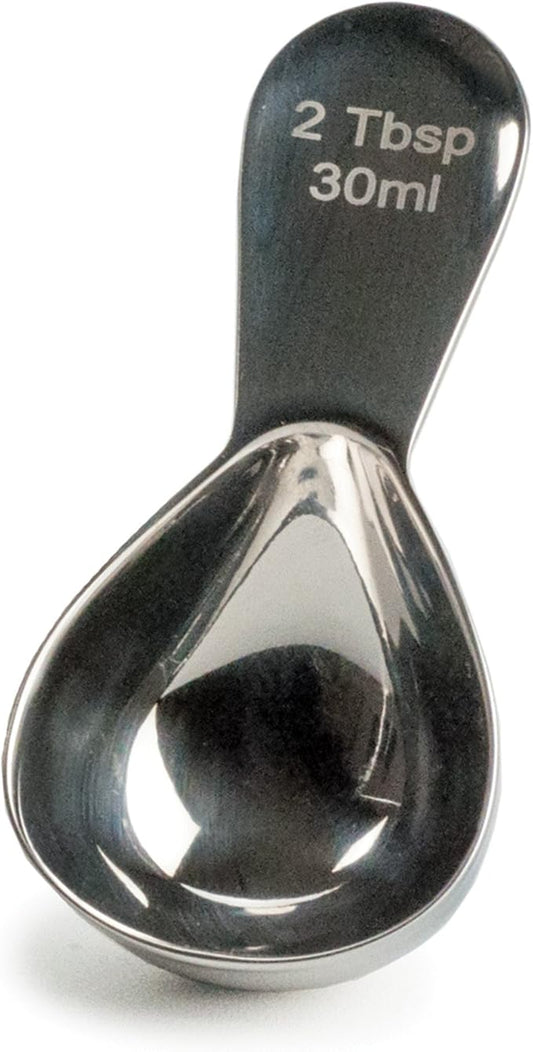 RSVP International Coffee Scoop Collection, 2-Tablespoon, Compact, Stainless Steel