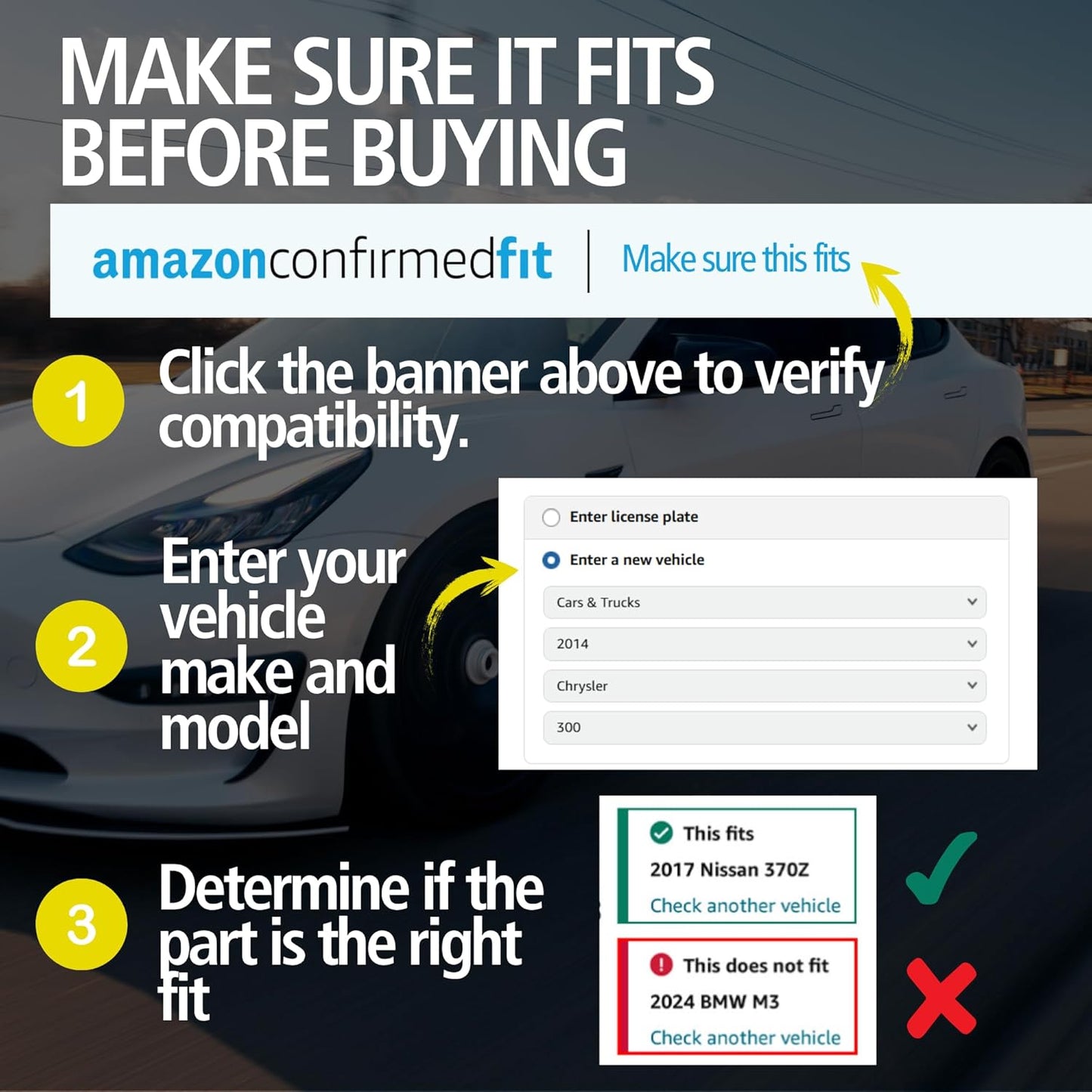 Premium Ceramic Rear Brake Pads (1001-1087C) Compatible with Jeep Commander 2006-2010, Jeep Grand Cherokee 2005-2010