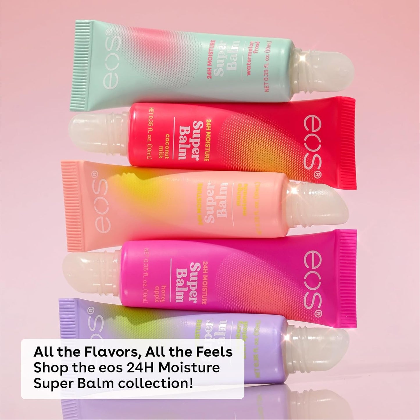 eos 24H Moisture Super Balm - Honey Apple, Day or Night Lip Treatment, Made for Sensitive Skin, Lip Balms & Moisturizers, 0.35 fl oz