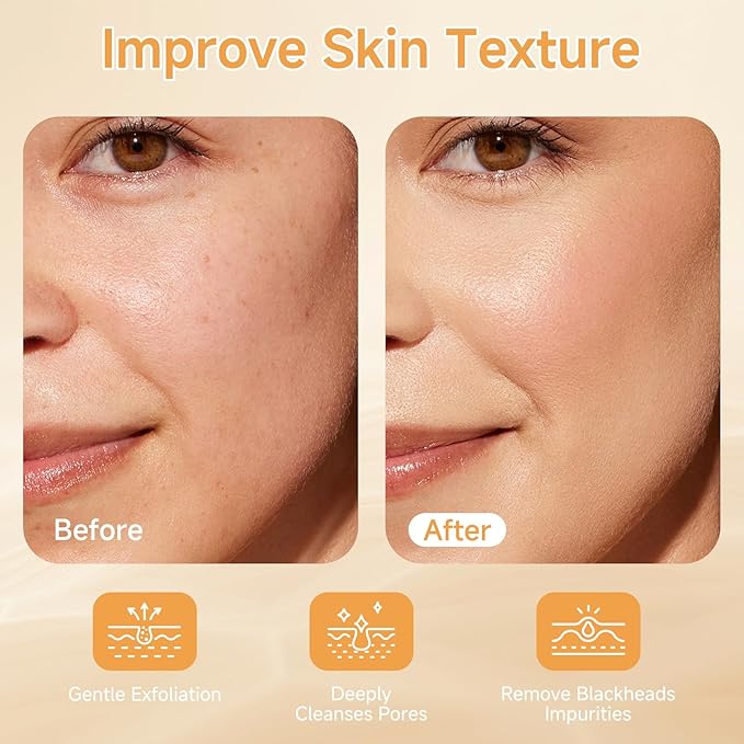 Peel Shot Glow Rice Ampoule, Black and White Rice Exfoliant for Face and Body, Rice Exfoliator for Faces Dead Skin Cells Remover, Face Peel Shot Serum for Softens Cuticle, 80ML (Black Rice)