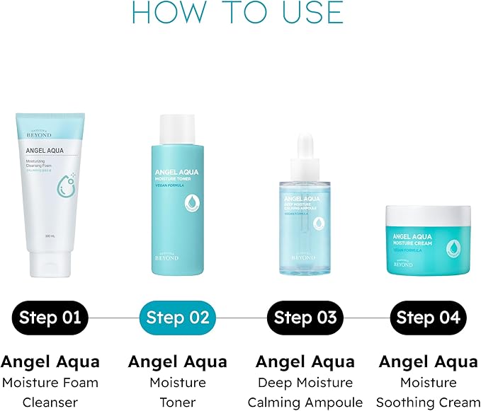 Beyond Angel Aqua Moisture Big Toner (16.9fl oz) - Korean Skin Care. Refreshing & Soothing Hydration for Sensitive Skin, Vegan Formula. Chervil, Hyaluronic Acid, Panthenol.