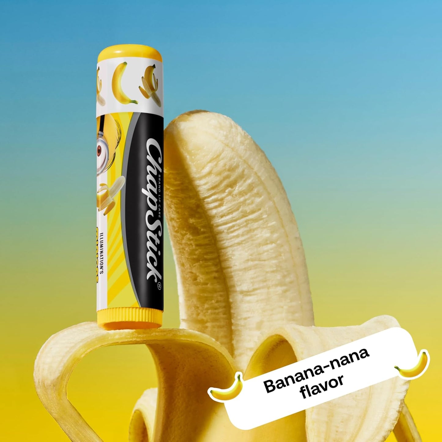 ChapStick Lip Balm, Minions Banana Variety Packs (12 Sticks), Party Favors for Kids, 0.15 Oz Ea