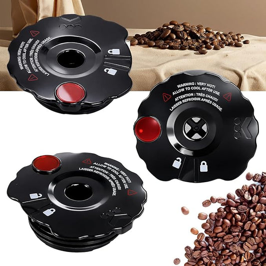 Podoy 119367 Reusable Coffee Filter Cover Lid Compatible with Keurig My K-Cup 2.0 Series K200 K250 K300 K350 K400 K450 K460 K475 K500 K550 K560 K575 Brewers (3 Pack)