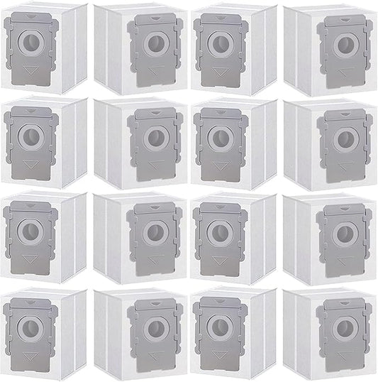 16 Pack Vacuum Bags Compatible with iRobot Roomba i7 i7+ i3 i3+ i8 i8+ j5+ i5+ i4 i4+ i1+ i6 i6+ j5+ j7 j7+ s9 s9 Plus Bags Automatic Dirt Disposal Bags