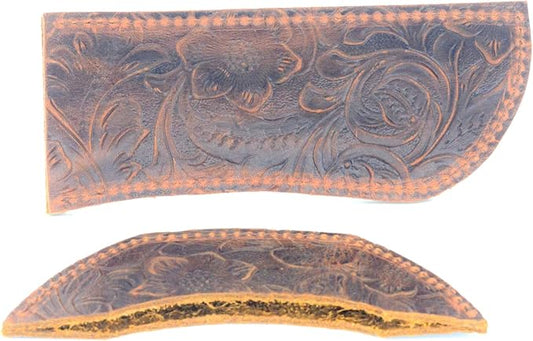 JJNUSA Leather Cast Iron Handle Cover，Skillet Handle Cover, Handmade Leather Handle Protector