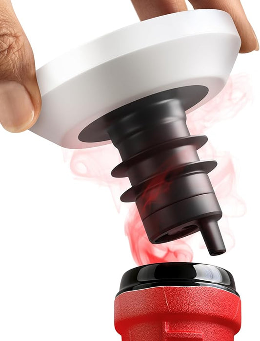 Wine Stopper | Preserve Flavors 8+Weeks | Top-notch Wine Bottle Stopper for zzysh System | Reseal Natural, Glass, Plastic Cork Bottle (White)