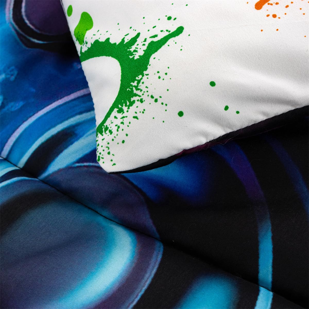 NTBED Game Console Comforter Set for Boys Girls Kids Space Universe Gaming Geometric Lightweight Microfiber Gamer Bedding Sets (Multi, Twin)