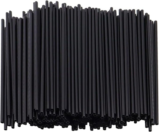 SONGNASS [1000 Count] 5 Inch Black Disposable Plastic Coffee Stirrers,Cocktail Swizzle Sticks, Sip Stir Stick Beverage Stirrers For Hot
