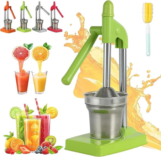 Cast Iron Juicer Hand Press, Manual Juicer Hand Press, Heavy Duty Countertop Lime Citrus Crush Machine for Oranges Lemons Limes, Easy to Clean, Home and Kitchen Essentials