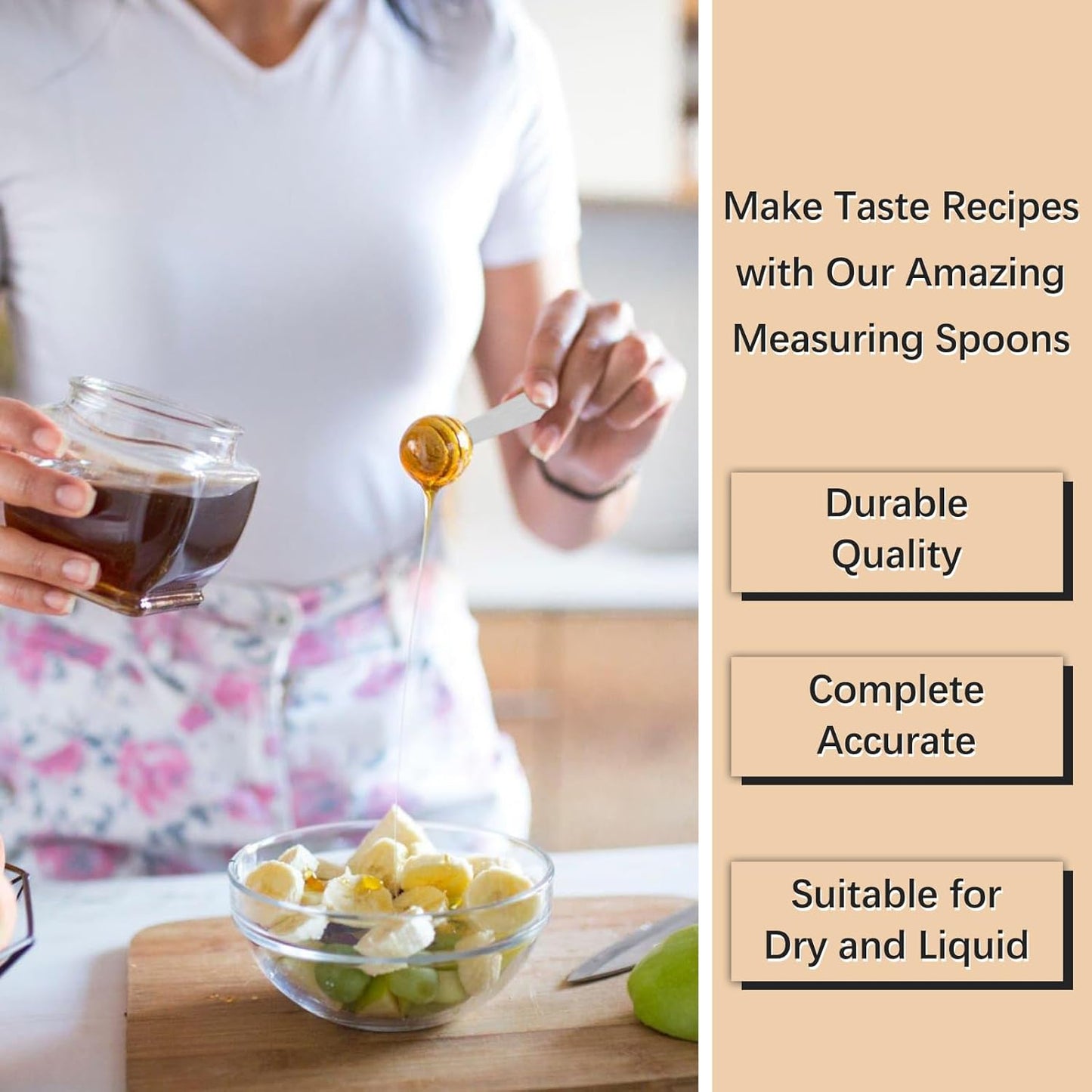 5PCS 1tbsp (3tsp, 15ml, 1/2oz) Single Measuring Spoon, Stainless Steel Individual Teaspoons Only