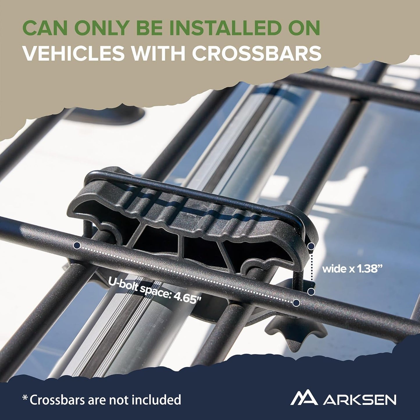 ARKSEN 84 x 50 x 6 Inch Universal Extra Wide 150LB Heavy Duty Roof Rack Cargo with Three Cargo Nets, Car Top Luggage Holder Carrier Basket for SUV, Truck, & Car Steel Construction