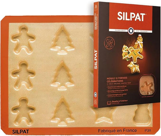 Silpat The Original Holiday Treats Baking molds, 11 5/8" x 15 3/4"