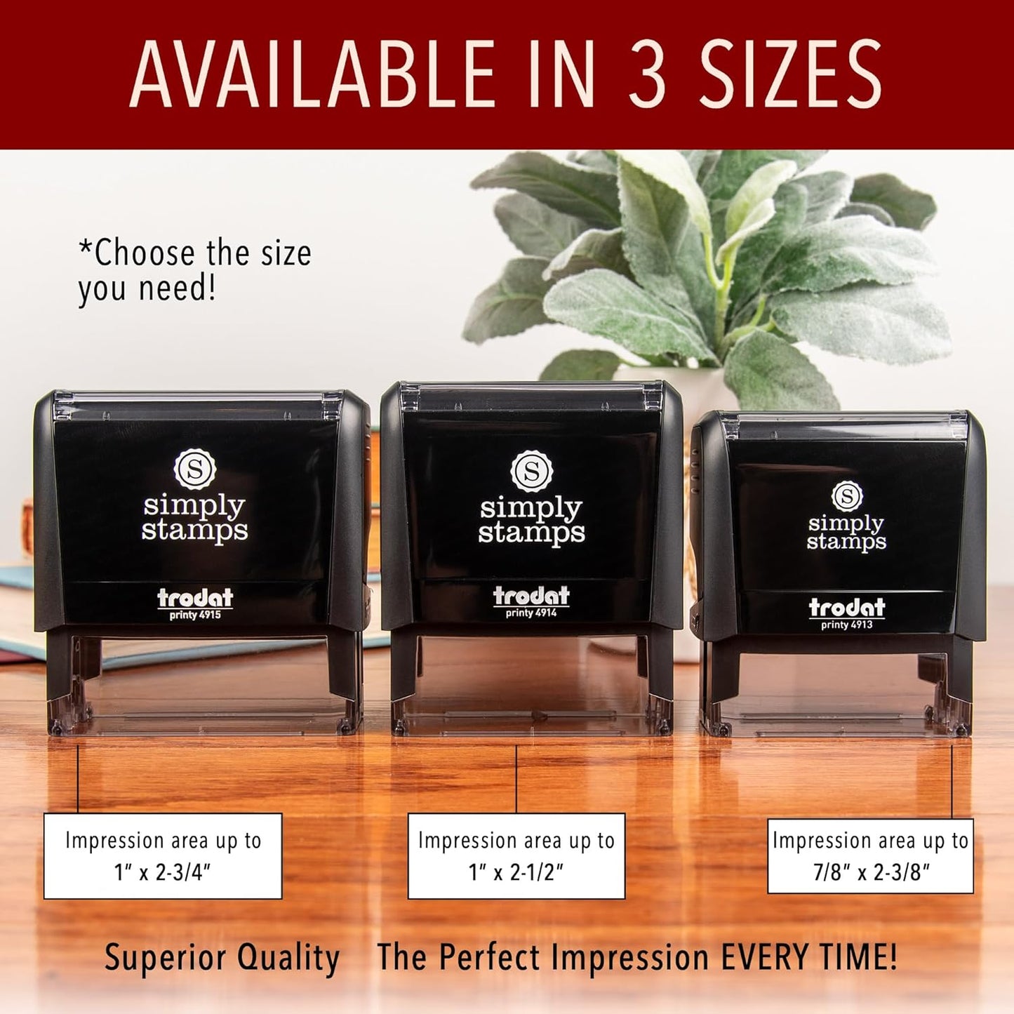Custom Self-Inking Stamps with 49 Designs - Fun Phrases | Classroom, Library, Book Stamps (Sweet Work!, Xtra Wide)