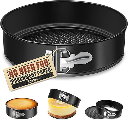 Vakoo 10 Inch Springform Pan - Nonstick, Leakproof Cheesecake Pan for Baking, Easy Release, No Parchment Paper Needed