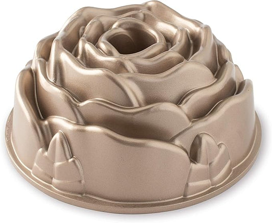 Nordic Ware Rose Bundt, 10 Cup, Toffee