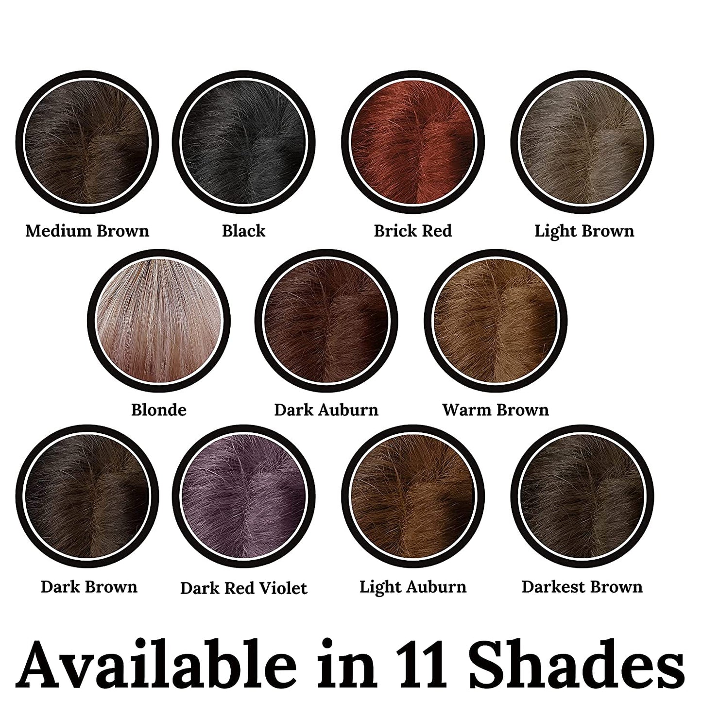 Root Touch Up Powder - 11 True-to-Nature Shades - Zero Fragrance, Talc or Parabens - Hairline Concealer by NuBeauti (Without Brush, Brick Red)
