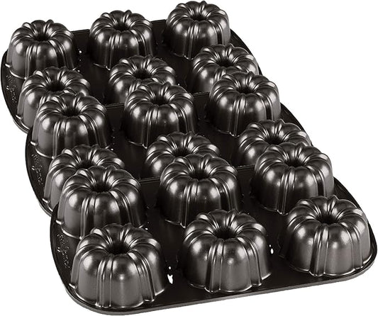 Nordic Ware Classic Bundtlette (Pack of 3)