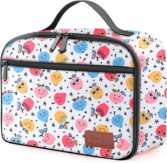 Lunch Box Kids, Insulated Lunch Bag for Women Men, Cooler Reusable Cute Lunch Containers for Boy & Girls, Adults Leak Proof Large Lunch Tote Bags for School, Work, Travel, Picnic Outdoor and Beach