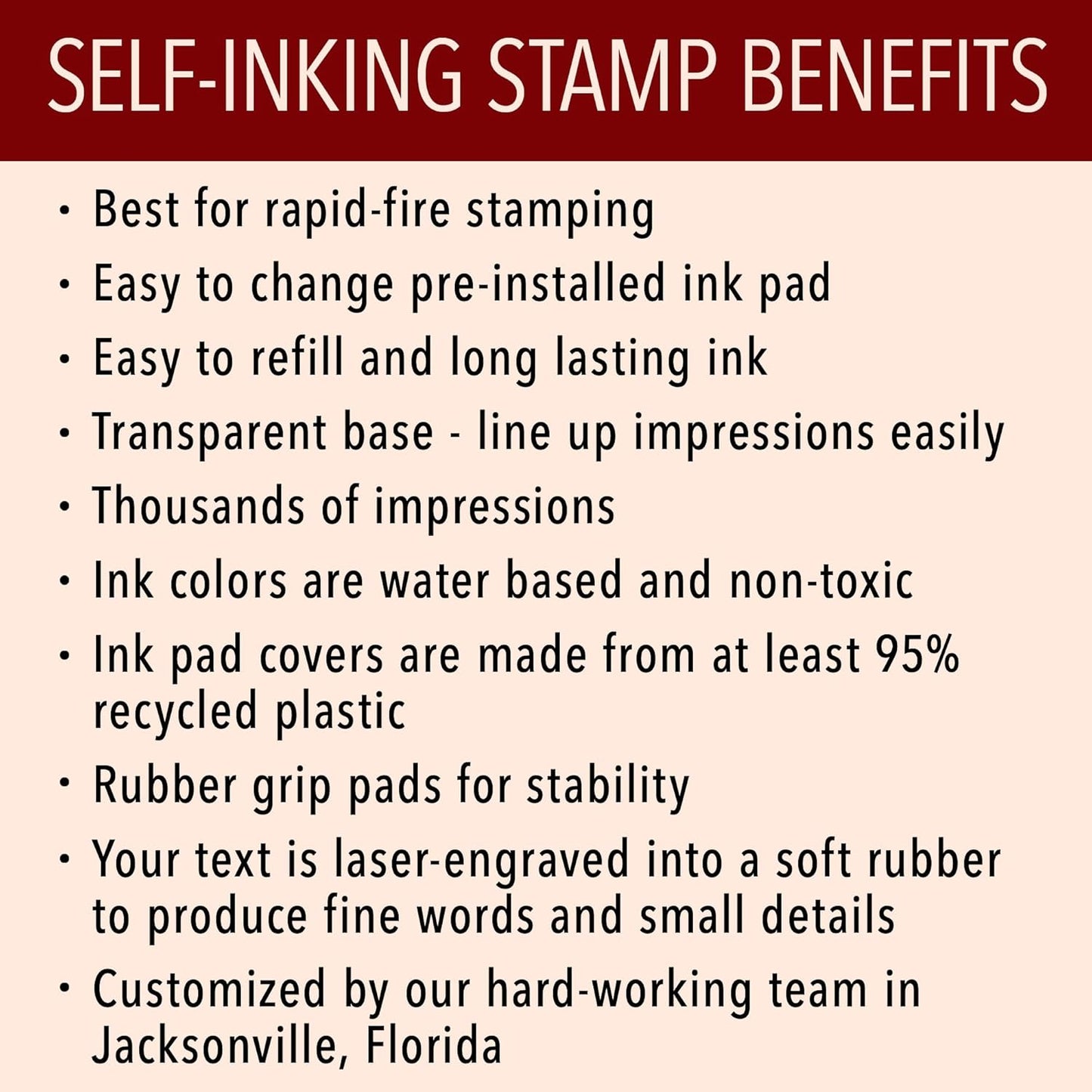 Custom Self-Inking Magical Stamps - 49+ Large Designs | Fun Phrases & Grading | Classroom & Library Book Stamps