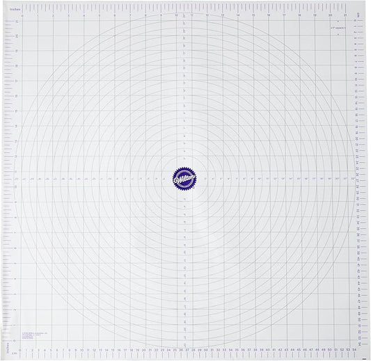 Wilton Measuring Mat, Polyester, White, 60.4 cm x 59.1 cm