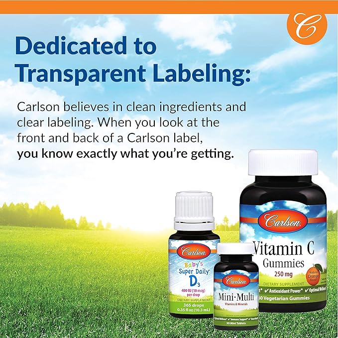 Carlson - Ceylon Cinnamon, Cinnamon Supplements, 500 mg, Cinnamon Extract Pills, Ceylon Cinnamon Capsules, 180 capsules