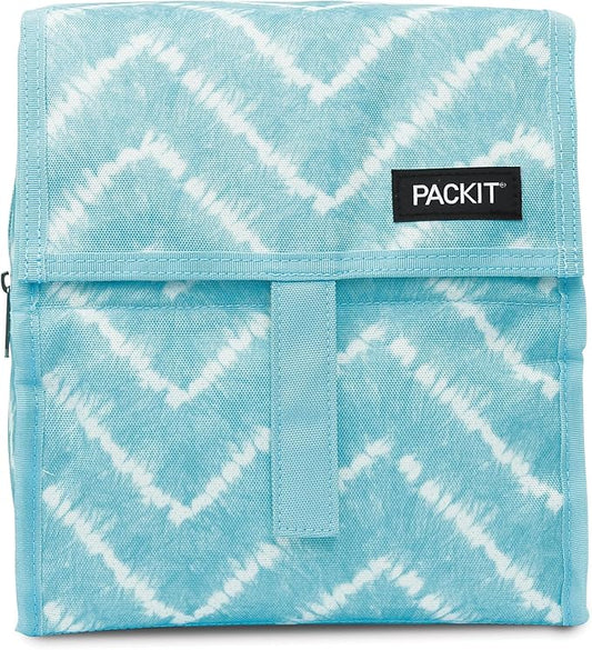 Packit, Lunch Bag Freezable Aqua Tie Dye