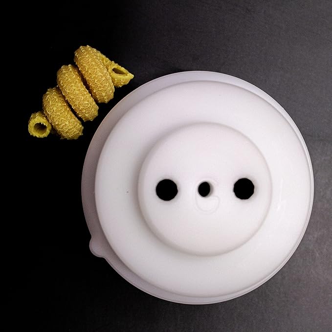 Cavatappi Pasta Shape Discs Fit For Philips Automatic Pasta & Noodle Maker, Philips Pasta Maker Attachments, Kitchen Appliances, Accessory Kit (Cavatappi)