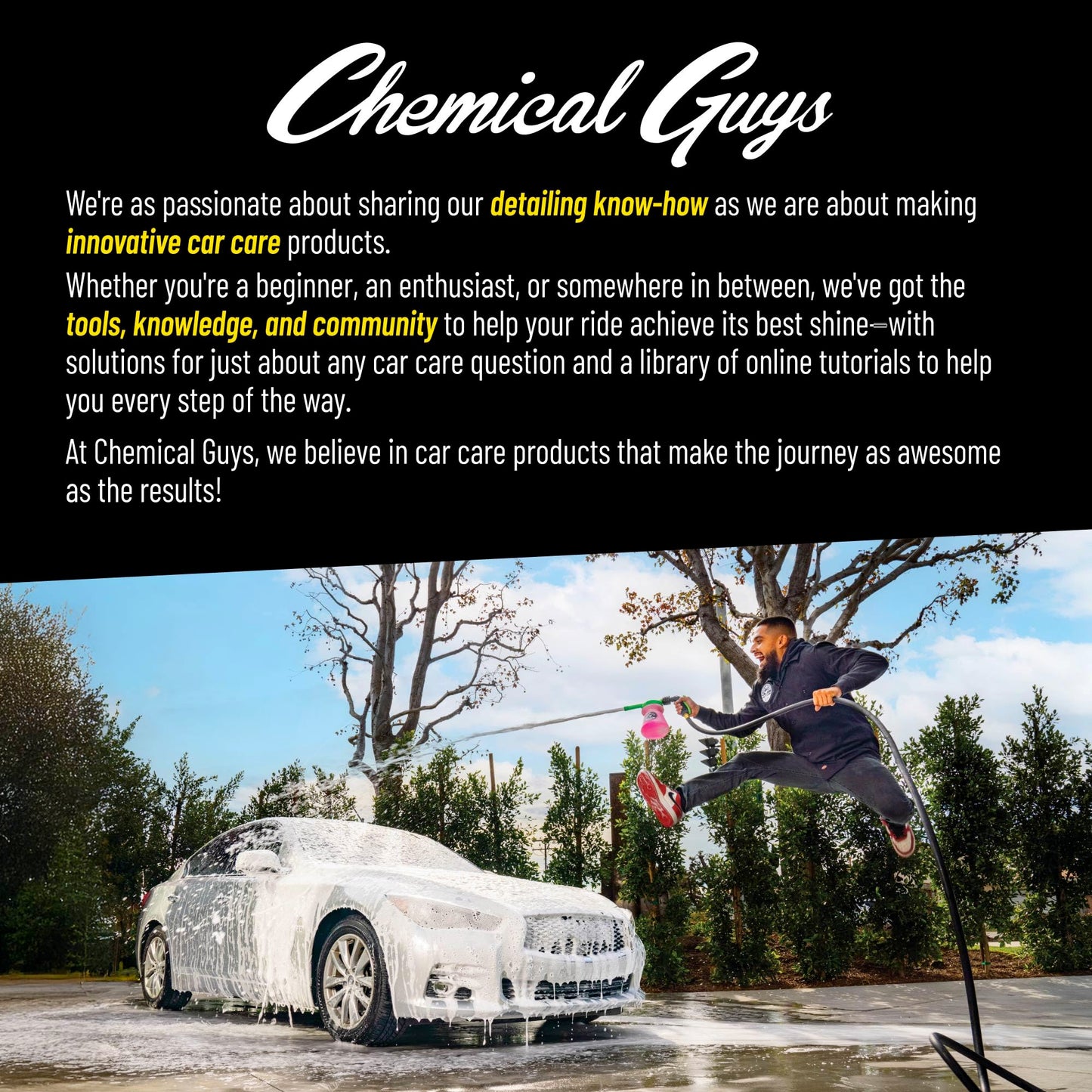 Chemical Guys Gerbil Wheel and Rim Brush, Safe for Exhaust, Tires, Rims, Engine Bays, & More, 2 Pack