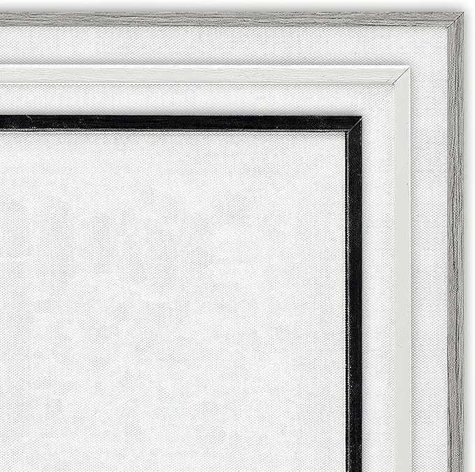 Stupell Industries Abstract Mindfulness Exercise Framed Giclee Wall Art Design by Tim Parker, Gray Framed, 30 x 24