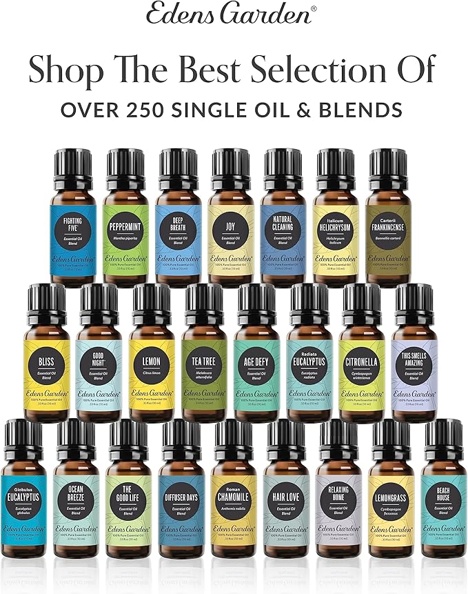 Edens Garden A Lavender Day Essential Oil Blend- 100% Pure Premium Grade, Undiluted, Natural, Therapeutic, Aromatherapy, The Best for Skin, Candle, Laundry 118 ml (4 fl oz)