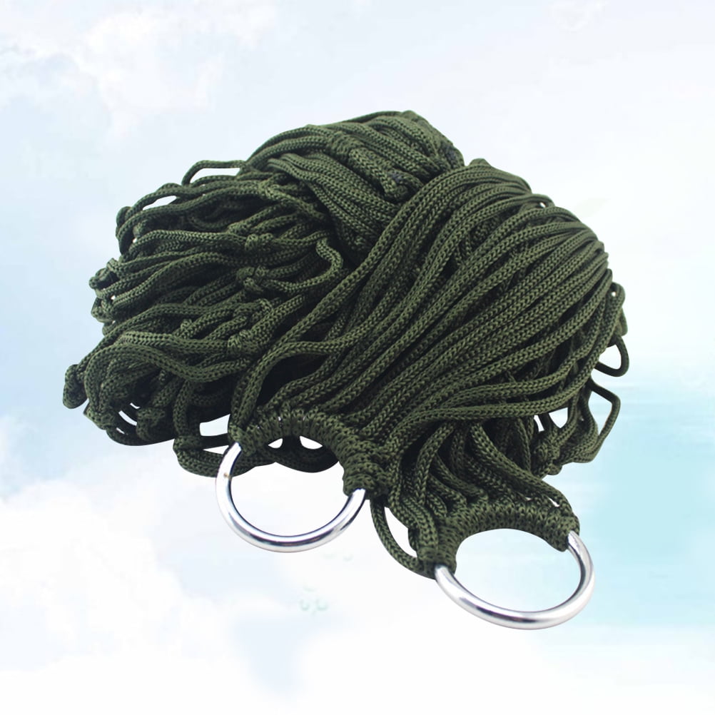 MERRYHAPY Nylon Hammock For Camping Sleeping Net 94.5x31.5in 1Pcs Outdoor Leisure